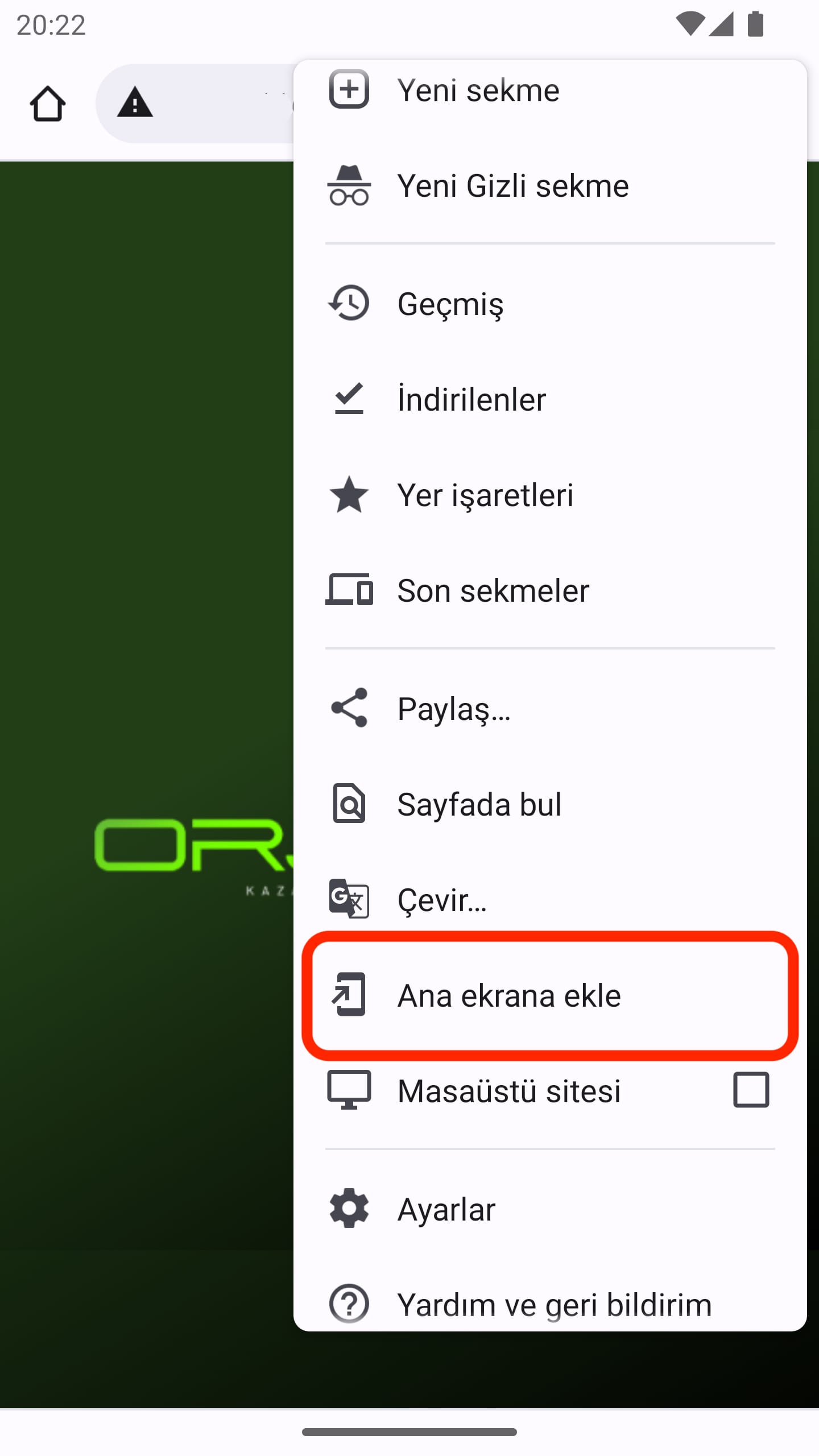 Orjinbet Mobil Tanıtım - Adım 5